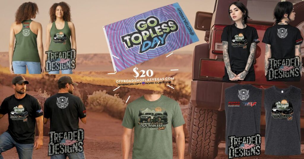las Vegas go topless day merch
