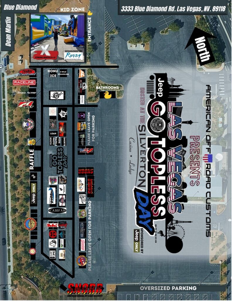 american off road customs las vegas go topless day 2026